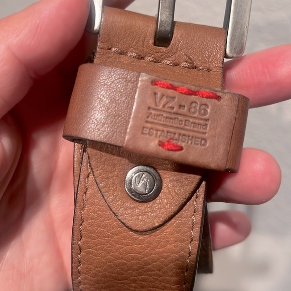 VELEZ Genuine Leather Belt size 34 - Picture 2 of 5